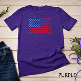 Aircraft American Flag Airplane Pilot 4th of July Aviation T-Shirt