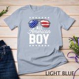 All American Boy 4th of July Boys Kids Sunglasses Family T-Shirt 2