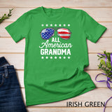 All American Grandma 4th of July Family Matching Sunglasses T-Shirt