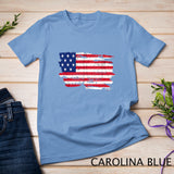 America Patriotic Flag Happy 4th Of July USA Independence T-Shirt