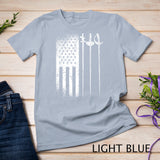 American Fencing Gear Patriotic USA Flag Fencer 4th of July T-Shirt