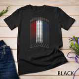 American Jet - Red White & Blue Flag - 4th Of July USA T-Shirt