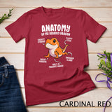 Anatomy Of A Bearded Dragon Shirt Gift For Reptile Lover T-Shirt