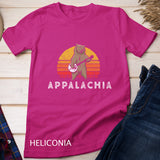 Appalachia Bluegrass Banjo Bear Funny Retro Pullover Hoodie T-Shirt