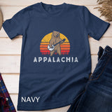 Appalachia Bluegrass Banjo Bear Funny Retro Pullover Hoodie T-Shirt