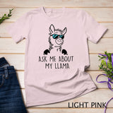 Ask Me About My Llama Shirt Funny Lama T-Shirt