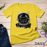 Astronaut Gorilla Face Outer Space Monkey Ape Animal Galaxy T-Shirt