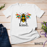 Autism Awareness Bee Kind Puzzle Pieces T Shirt