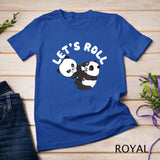 BJJ shirt - Brazilian Jiu-jitsu Let's roll like Panda bear T-Shirt