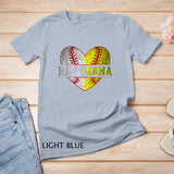 Ball Nana Softball Baseball For Women Mother Day T-Shirt