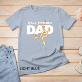 Ball Python Dad Snake Pet Animal Reptile Men T-Shirt