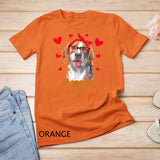 Beagle Mom Valentines Day Dog Mom Mother Day Gift Women T-Shirt