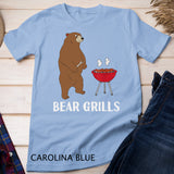 Bear Grills Bear Grilling Meat Funny T-Shirt