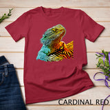 Bearded Dragon Lizard Reptile Funny Novelty Hoodie T-Shirt