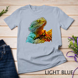 Bearded Dragon Lizard Reptile Funny Novelty Hoodie T-Shirt