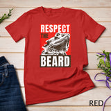 Bearded Dragon Respect The Beard Lizard And Reptile Gift T-Shirt