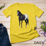 Beautiful Black Blanket Appaloosa Horse Lover Gift Premium T-Shirt
