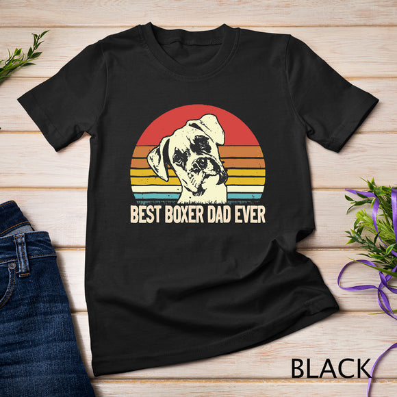 Best Dog Dad Ever Boxer Father's Day T-Shirt for Best Father T-Shirt