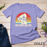 Best Dog Dad Ever Boxer Father's Day T-Shirt for Best Father T-Shirt