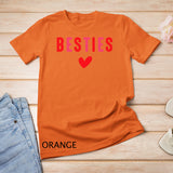 Besties Cute Matching Mother Daughter Friend Valentine's Day T-Shirt