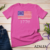 Betsy Ross Shirt 4th Of July American Flag Tshirt 1776 Retro T-Shirt