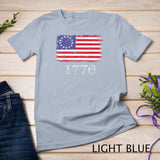 Betsy Ross Shirt 4th Of July American Flag Tshirt 1776 Retro T-Shirt