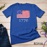 Betsy Ross Shirt 4th Of July American Flag Tshirt 1776 Retro T-Shirt