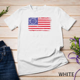 Betsy Ross Shirt 4th Of July American Flag Tshirt 1776 Retro T-Shirt