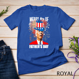 Biden Merry 4th Of Fathers Day Funny 4th of July Dad Grandpa T-Shirt