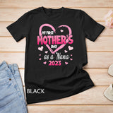 Big Hearts Happy My First Mother's Day As A Nana Est 2023 T-Shirt