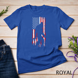 Bigfoot 4th of July American USA Flag Patriotic Boys Kids T-Shirt