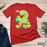 Birthday Monkey 2nd Birthday Party Two Year Old Kid Toddler T-Shirt