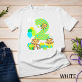 Birthday Monkey 2nd Birthday Party Two Year Old Kid Toddler T-Shirt