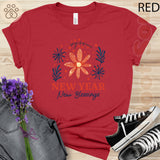 Blooming Into A New Year 2025 Floral Design Funny Men Women Youth T-shirt