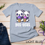 Boba Shirt Women Girls Bes Teas Kawaii Panda Bubble Tea T-Shirt