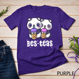 Boba Shirt Women Girls Bes Teas Kawaii Panda Bubble Tea T-Shirt