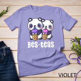 Boba Shirt Women Girls Bes Teas Kawaii Panda Bubble Tea T-Shirt