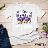 Boba Shirt Women Girls Bes Teas Kawaii Panda Bubble Tea T-Shirt