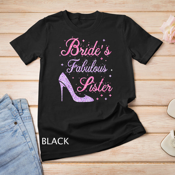 Bride's Fabulous Sister Happy Marry Wedding Mother Day T-Shirt