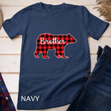 Brother Bear Red Plaid Family Matching Christmas Pajama Gift Long Sleeve T-Shirt