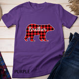 Brother Bear Red Plaid Family Matching Christmas Pajama Gift Long Sleeve T-Shirt