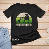 Brother Dinosaur 2 kids Funny Big Little Brothersaurus T-Shirt