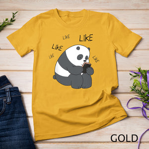 CN We Bare Bears Panda Likes Tank Top T-shirt