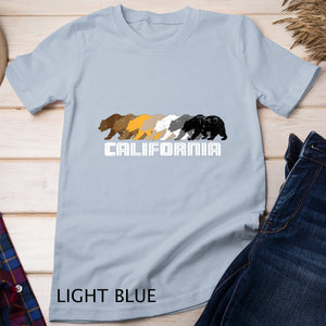 California Gay Bear Distressed Tank Top T-shirt