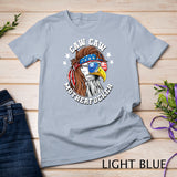 Caw Caw Motherfucker_ Eagle Mullet 4th of July Patriotic T-Shirt