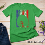 Celebrate 4th Of July Retro African American Flag Black Girl T-Shirt