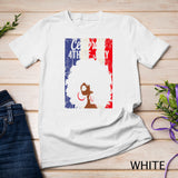 Celebrate 4th Of July Retro African American Flag Black Girl T-Shirt