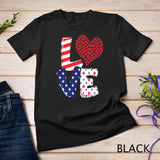 Celebrate 4th of July America Independence Love Girl Women T-Shirt