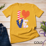 Celebrate 4th of July America Independence Love Girl Women T-Shirt