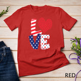 Celebrate 4th of July America Independence Love Girl Women T-Shirt